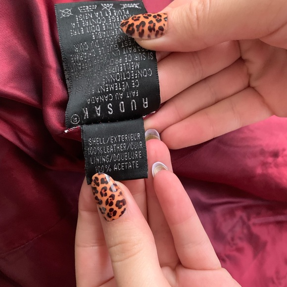 RUDSAK vintage leather blazer - Picture 5 of 13